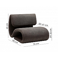 Dubna lounge chair